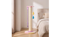 Sturdy Tall Cat Scratching Post Floor-Standing Cat Scratching Post with Toy Vertical Pet Supply Long-Lasting for Cats, Living Room