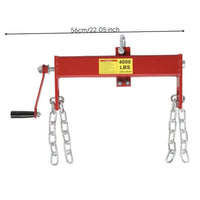Engine Hoist Leveler Manual Engine Load Adjuster with Chains Heavysturdy Workshop Crane Accessory for Hobbyists, Home Garages