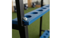 18-Club Golf Rack Circular Slots Golf Club Rack Tubular Frame Sports Organizer for Outdoor Practice Net, Store Display