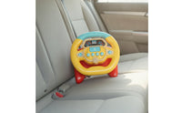 Lights and Sounds Steering Wheel Toy with Music Light-up Toy Steering Wheel with Buttons Colorful Interactive Dashboard Simulated for Babies, Toddlers, Kids, Travel