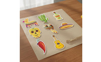 8 Pieces Hispanic Celebration Hanging Ornaments Colorful Pinata Chili Ornaments Easy to Hang Mexican Party Decorations