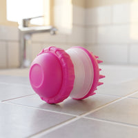 Dog Shampoo and Soap Dispenser for Cat Grooming, Round Silicone Pet Cleaning Brush with Soft Bristles, Dog Shampoo Brush for Cat Bath
