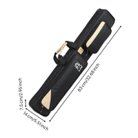 3x4 Billiards Equipment Holder Large Capacity Flexible Billiards Equipment Holder Multiple Pockets Pool Cue Accessory