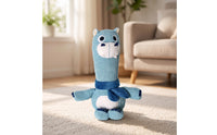 Stuffed Dog Toy with Scarf Squeaky Dog Toy for puppy