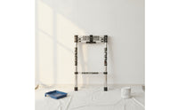 Stainless Steel Telescopic Straight Ladder Portable Telescopic Ladder Lightweight Anti-Slip for Homeowners, Diyers, Home Maintenance, Closet Storage