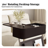 Modern design Multi-Tier Rolling Cart Space-Saving Multi-Tier Rolling Trolley Movable with casters Side Table Multifunctional for Apartment Dwellers, Office Workers, Living Room, Narrow Spaces, Bedroom, Bathroom