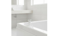 Replacement Bubble Nozzle Fitting Low-Profile Bathtub Nozzle with Chrome Cap for Massage Tub