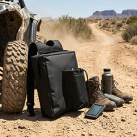 ATVs Saddle Bag Zippered Mudguard Bag Drawstring for off-Roaders