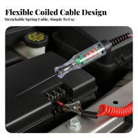 Car Electrical Test Light Bidirectional Polarity Indicator for Mechanics, DIYers