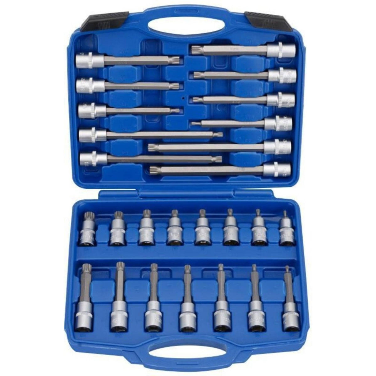 26 Pieces Screwdriver Socket and Bit Set Heavy-Duty Screwdriver and Socket Set Tool for Mechanics, Amateur Repairers, Garage, Workshop