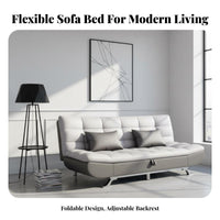 Foldable Design Pull-extendable Sofa Bed scratch-resistantResistant Pull-extendable Sleeper Sofa two-in-singleUse Multi-Functional Furniture Space-Saving for Pet Owners, Apartment Dwellers, Homeowners, Living Room, Home Office