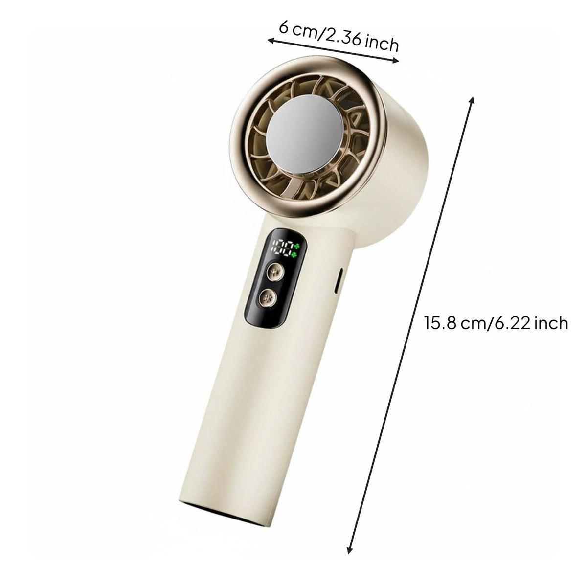 Portable Ice Compress Handheld Fan Handheld Cooling Fan for Travel