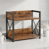2-Tier Seasoning Storage Space Saving 2 Tier Seasoning Rack Easy to Clean