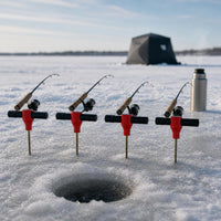 Ice Fishing Tent Pegs and Stand Set for Winter Fishing