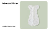 snug-fitting Arms-up fastening swaddle Soft and Stretchy Arms-up Transitional Swaddle Easy Diaper change sleep bag two-method-direction fastener for Newborns, Infants, look aftergivers, sleep time, rest Time, bed, Nursery