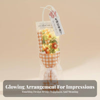 Knitted Sunburst bloom Arrangement Creative Gift Artificial arrangement Long-Lasting