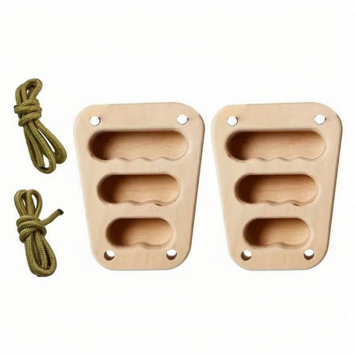 Wooden Finger Training Board Solid Wood Climbing Finger Strength Smooth Polished Surface Climbing Fingerboard for Climbers, Gym