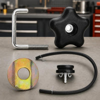 Compatible Snowblower Handle Knob with Bolt Threaded Snow Blower Handle Bolt Kit Repair Fastener Interchangeable