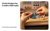 BJD Clothing Shorts butt-Hugging Design 1/6 Scale Doll Shorts Comfortable Material 1/6 Scale Figure Clothing for Hobbyists, Toy Photography,