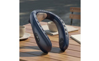 Cool and Warm Wearable Neck Fan Cordless Personal Air Cooler Memory Function for Travel