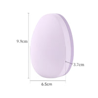 Glossy Nanocrystal Glass Hair Remover Teardrop Shaped Glass Hair Remover Compact Handheld Exfoliator Eco-Friendly
