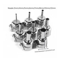 High Temperature Resistant Hot Nozzle Long-Lasting BGA Rework Nozzle Locking Screw Design for DIY Enthusiasts, Electronics Repair