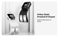 360° Rotation Car Seat Headrest Hook Universal Fit Car Headrest Hook Easy Installation for Drivers, Commuters, Travel, Road Trips, Commuting