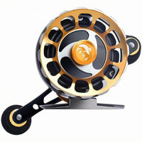 Foam Grips Micro Lead Fishing Reel Lightweight Compact Design Fishing Reel Fluid Retrieve