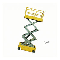 Miniature Scissor Lift Wheeled Scissor Lift Model Compact for Display