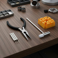 Watch Repair Tool Set Multi-Functional Timepiece Connector Remover Kit Adjustable Base for DIY Enthusiasts