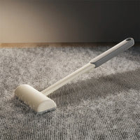 Carpet Cleaner and Pet Hair Remover with Long Handle, Upholstery Cleaner for Sofa, Square Brush Head Cat Brush and Dog Comb for Long Haired Pets