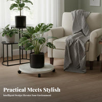 Floor-Standing Multi-Tier Plant Stand Minimalist and design four-tier Rolling stand with casters bloom Pot Holder Space-Saving for Gardeners, Apartment Dwellers, homeowners, Balcony, Living Room, Sunroom, Office