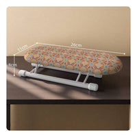 Foldable Mini Sleeve Ironing Board Space-Saving Folding Sleeve Press Board Sturdy Laundry Aid Heat-Resistant Cover for Home