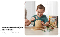 12 Pieces Dinosaur Prehistoric Dig Kit-Shaped Dig Kit Excavate Kit Includes Excavateging Tools Dino Prehistoric Dig Kit-Shaped