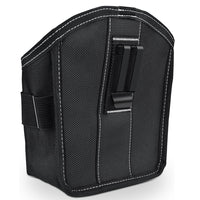 Tool Waist Bag with Belt Loop and Metal Buckle for Nails and Screws