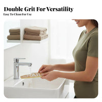 12 Pieces Double-Sided Emery Board Non-Shedding Grit Nail Shaping and Polishing File Washable & Reusable Sponge Polishing Sponge Block for Women