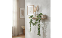 Round Leafed Vine Looking Fake Hanging Eucalyptus Realistic Look Decorative Greenery for Photography Styling