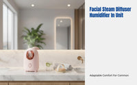 Facial Steamer, Nano Mist Hydration Device, Home Steam, Deep Moisturizing, Hot Mist, Pore Care