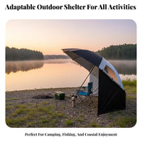 Portable Umbrella Tent with Ventilation vent Fishing sun shade Multifunctional Beach shade cover Protection for Beachwherever you and moveers, Anglers, Families, Camping, green space, Campsite, rearyard