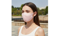 Cooling Facial Sun Cover Breathable Protection Face Covering SPF 50+ Equivalent Refreshing Silk Sun Cover for Women, Outdoor, Driving, Biking