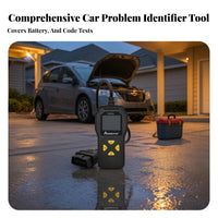 Plug and Play OBD2 Scanner Built-in DTC Lookup OBD II Code Reader Live Data Stream Engine Fault Code Reader Portable for DIY Mechanics, Car Owners, Home Use, Garage