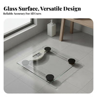 Electronic Glass Scale High-Precision Digital Body Weight Scale Anti-Skid Health Appliance for Students, Dieters, Home, Dormitory, Bedroom