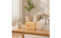 Beech Wood Sound Machine Portable Ambient Sound Machine for Light Sleepers, Bedroom, Meditation