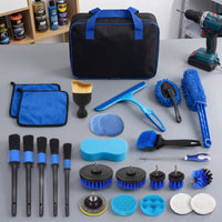 Multi-Surface Drill Brush Set Rotary Power Scrubber Set Heavy-Duty Scrub Pad Extended Reach for Homeowners