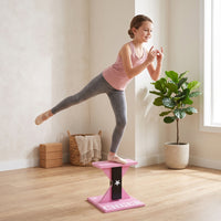 Wooden Cheerleading Balance Board Compact Cheer Balance Board Long-Lasting Acrobatic Stand Safe for Flyers, Dance Studio