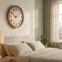 Wooden Wall Clock Easy Reading Wooden Wall Clock Clockwork Mechanism Timepiece