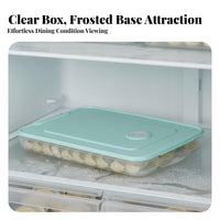 Dumpling Storage Box Non-Stick Texture Dumpling Freezer Tray Stackable Freezer Container Odor Resistant Multi-Tier Food Tray