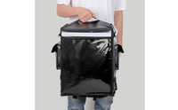 Thermal Insulated Food Delivery Backpack Reflective Food Delivery Backpack Padded Waterproof for Couriers, Cyclists, Takeaway Runs, Commuting
