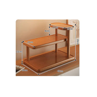 Cosmetic Organizer Stand Space Saving Display Rack Stable Load-Bearing Entryway Key and Perfume Holder for Office Desk, Kitchen Counter