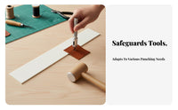 Wear Resistant Leather strike Punching Mat Tool Protection Hole strike Backing Plate long-lasting strikeing Board impact Absorbing for Leatherworkers, DIY hobbyists, Crafters, Workshop, Craft Room, Home Studio